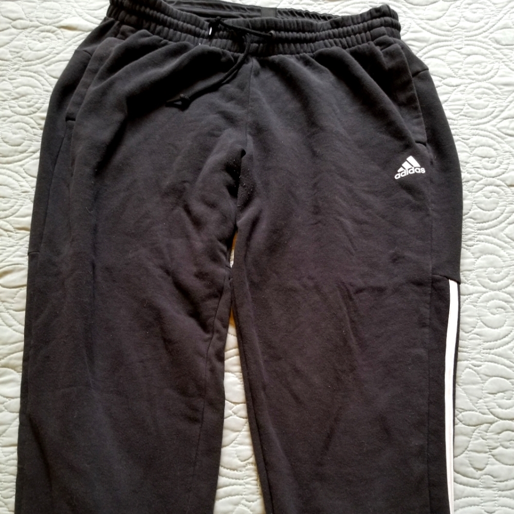 Womens Adidas joggers- medium 12-14- black